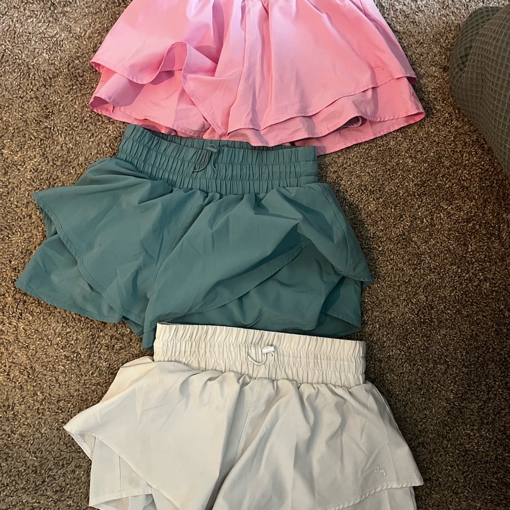 Women’s JoyLab Multi-Color Ruffle shorts